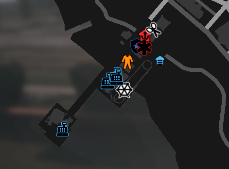 Del Perro Area Map Markers
